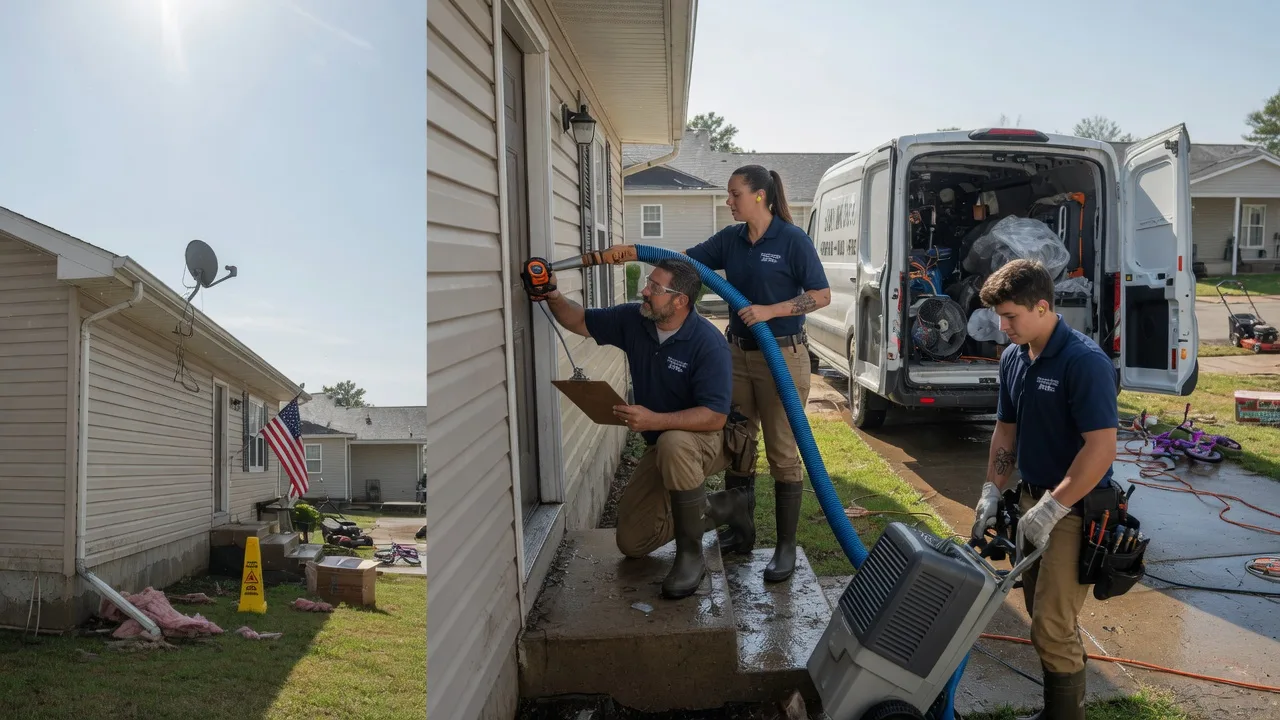 Ceiling Water Damage Restoration in Spiceland, IN near me